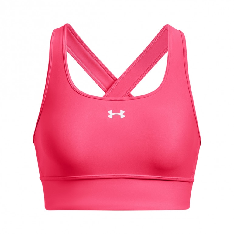 Biustonosz treningowy UNDER ARMOUR Crossback Longline - różowy