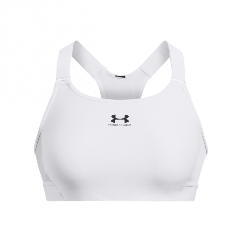 Biustonosz treningowy Under Armour UA HeatGear High - biały 