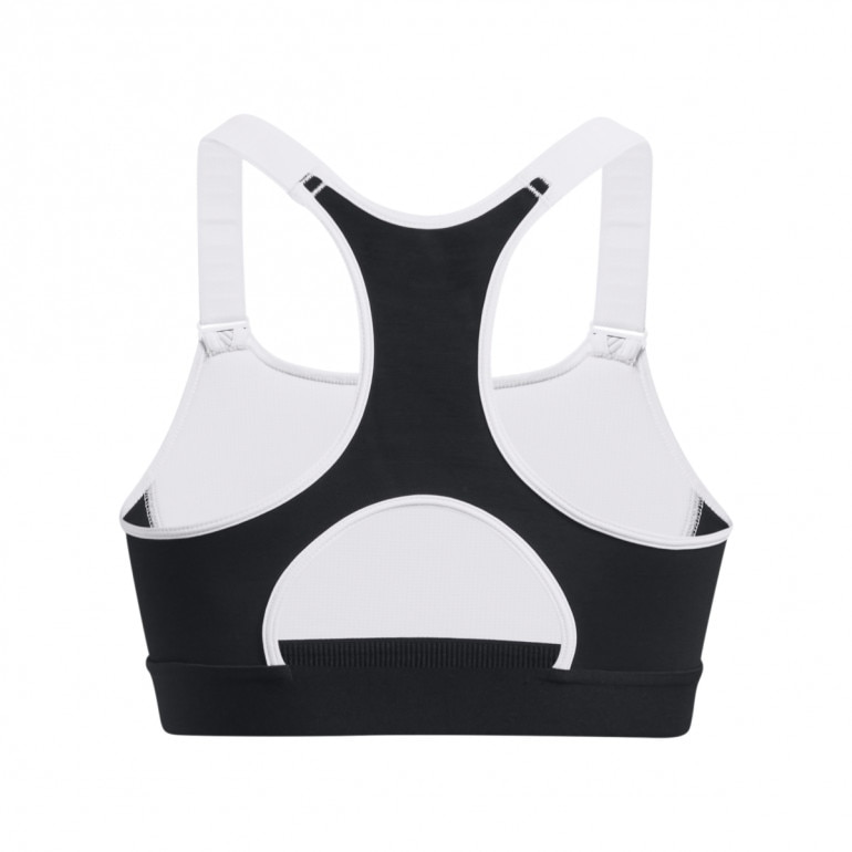 Biustonosz treningowy Under Armour UA HG Armour High Print - szary 