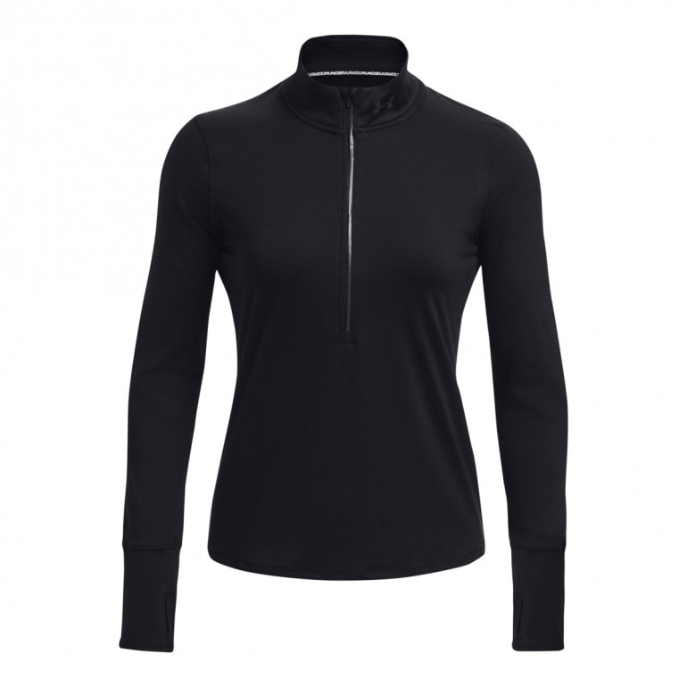 Damski longsleeve do biegania Under Armour UA Launch Pro Half Zip - czarny