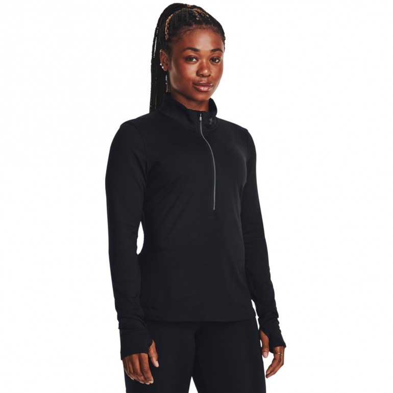 Damski longsleeve do biegania Under Armour UA Launch Pro Half Zip - czarny