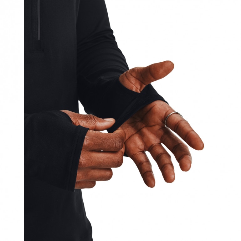 Damski longsleeve do biegania Under Armour UA Launch Pro Half Zip - czarny