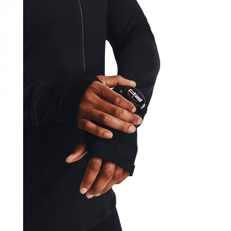 Damski longsleeve do biegania Under Armour UA Launch Pro Half Zip - czarny