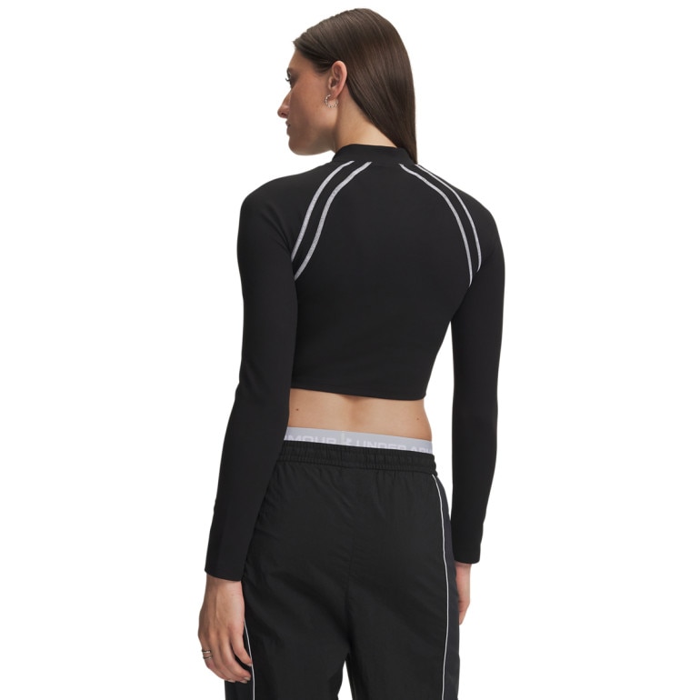 Damski longsleeve treningowy Under Armour Motion LS Mock - czarny