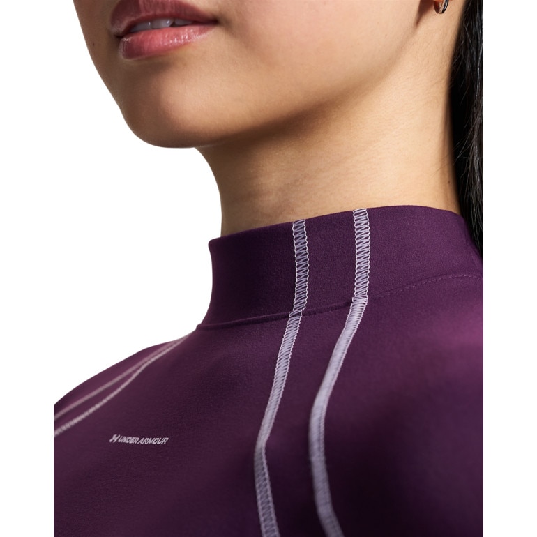 Damski longsleeve treningowy Under Armour Motion LS Mock - fioletowy