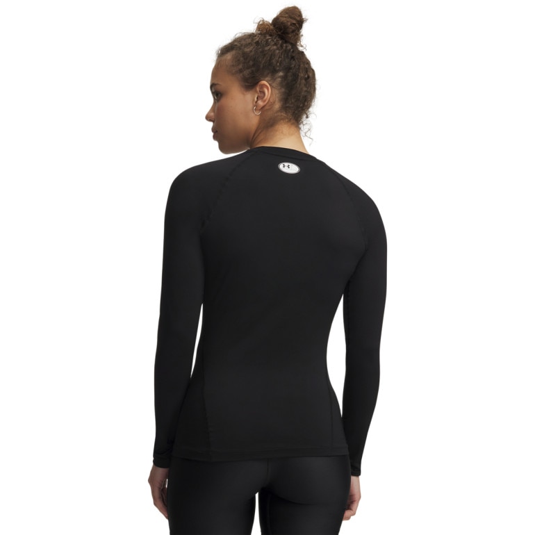 Damski longsleeve treningowy Under Armour UA HG Authentics Comp LS - czarny