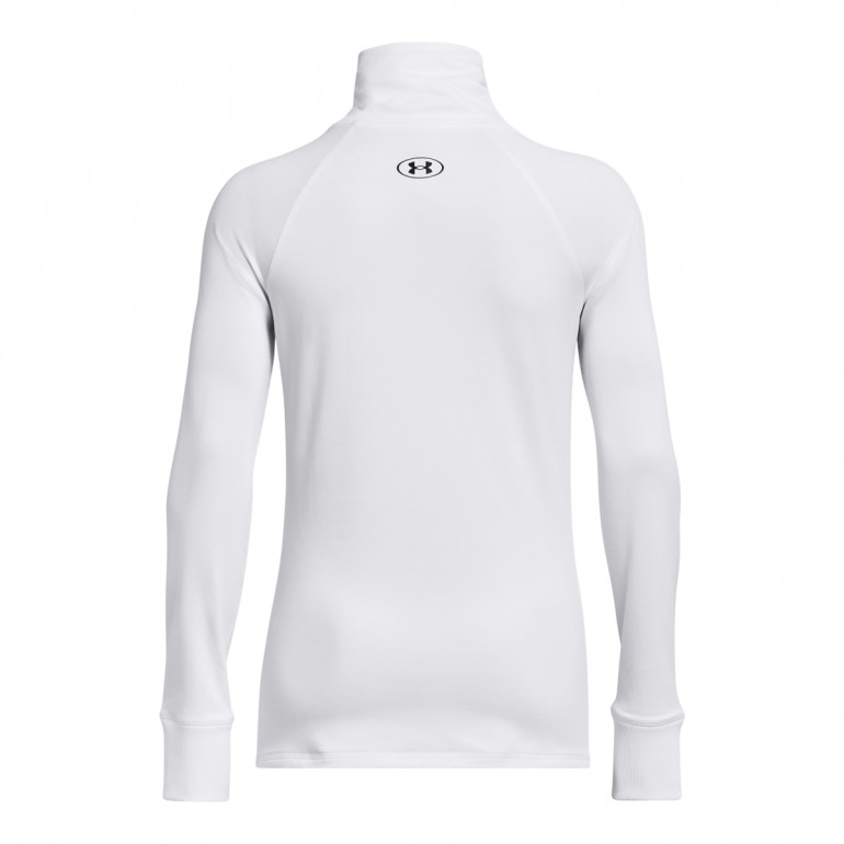 Damski longsleeve treningowy Under Armour UA Train CW Funnel Neck - biały