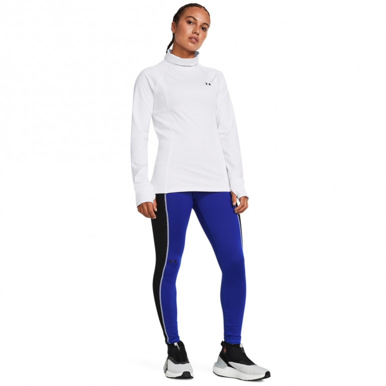 Damski longsleeve treningowy Under Armour UA Train CW Funnel Neck - biały