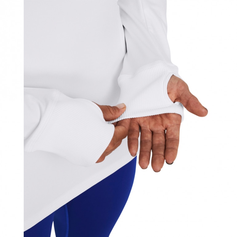 Damski longsleeve treningowy Under Armour UA Train CW Funnel Neck - biały