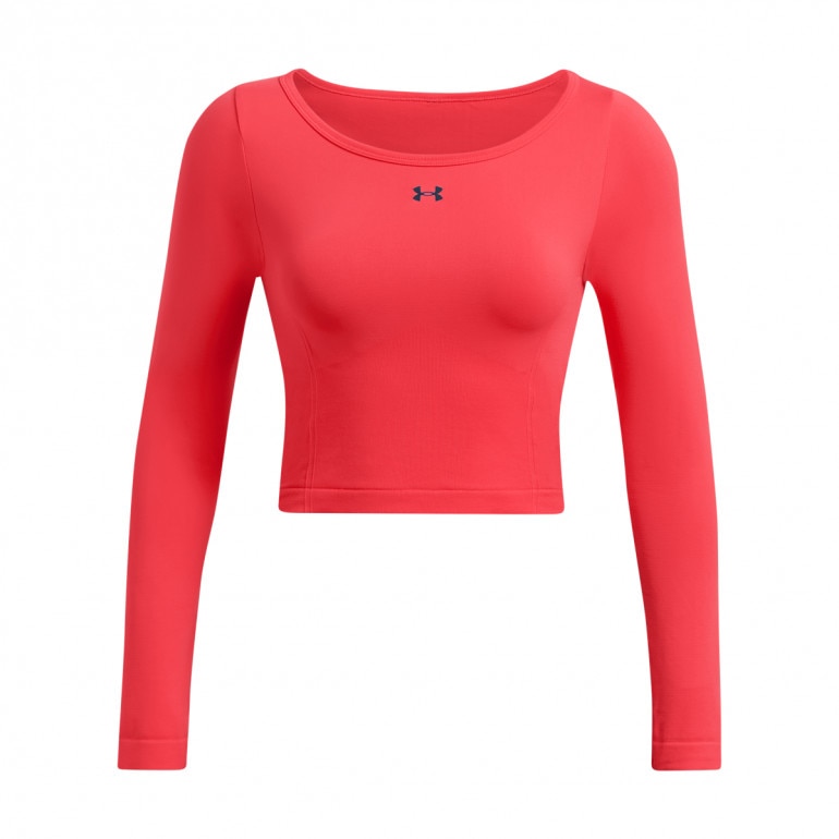 Damski longsleeve treningowy Under Armour UA Vanish Seamless LS - czerwony