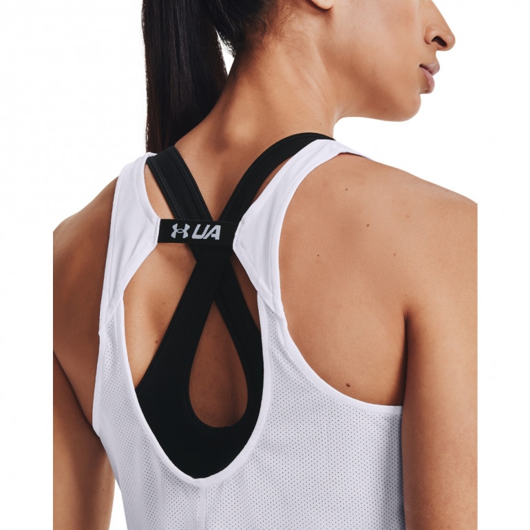 Damski top do biegania UNDER ARMOUR UA Fly By Tank - biały