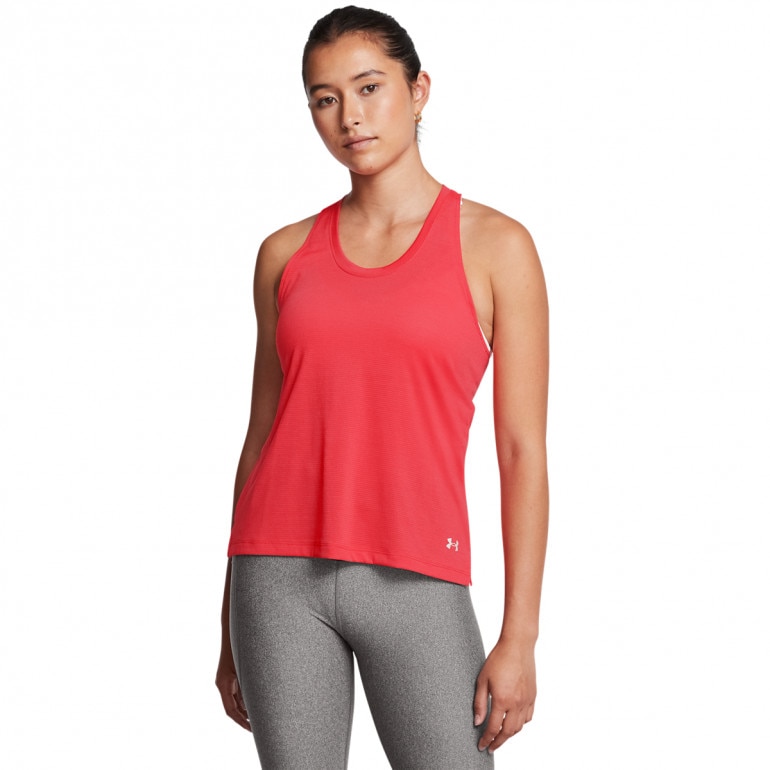 Damski top do biegania Under Armour UA Streaker Singlet - czerwony