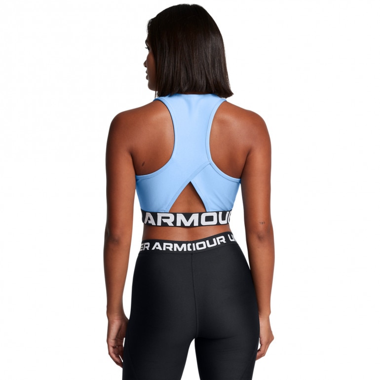 Damski top treningowy Under Armour Heatgear Rib Tank - niebieski