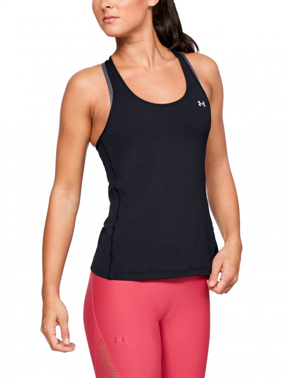 Damski top treningowy Under Armour Tech Mesh Racer Tank - czarny