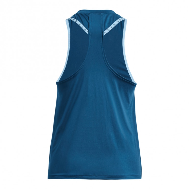 Damski top treningowy Under Armour Knockout Novelty Tank - niebieski