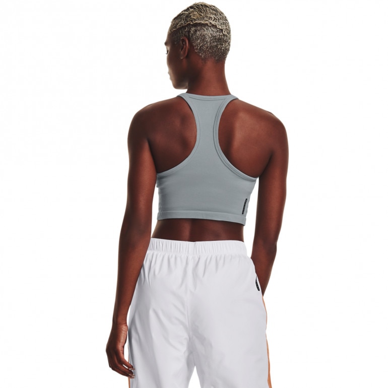 Damski top treningowy Under Armour Rush Seamless Tank - szary