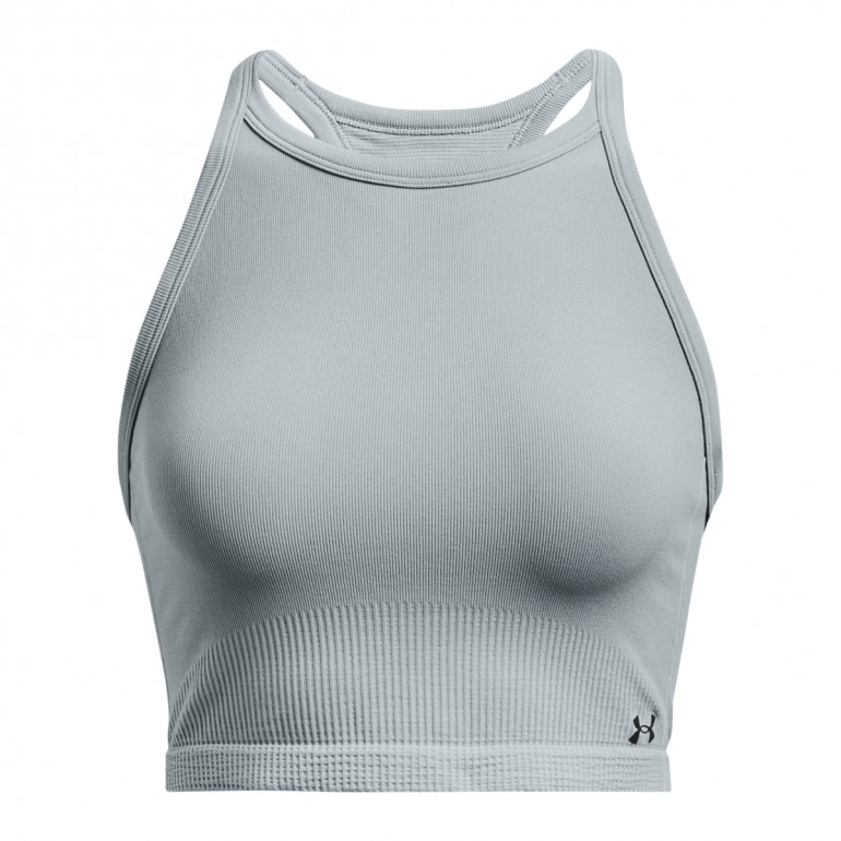 Damski top treningowy Under Armour Rush Seamless Tank - szary