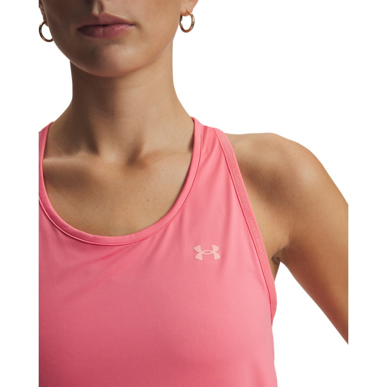 Damski top treningowy Under Armour Tech Knockout Tank - różowy