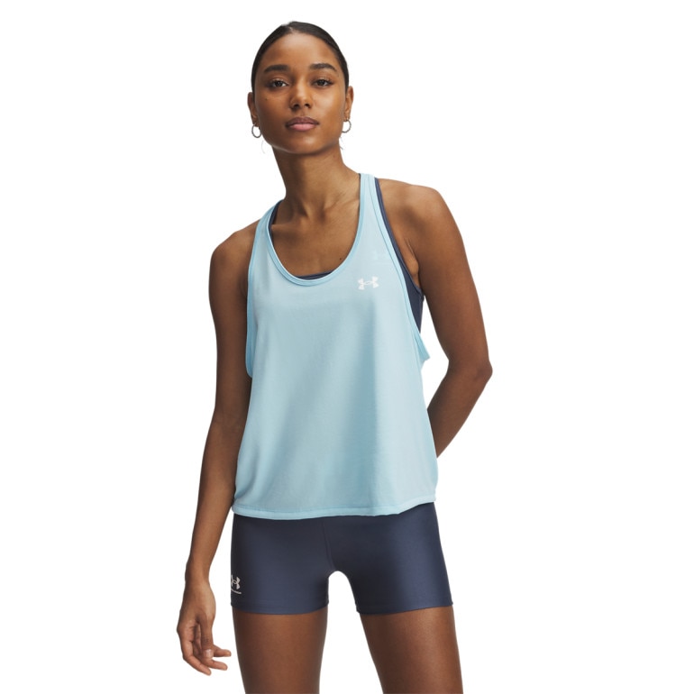 Damski top treningowy Under Armour Tech Swing Tank - niebieski