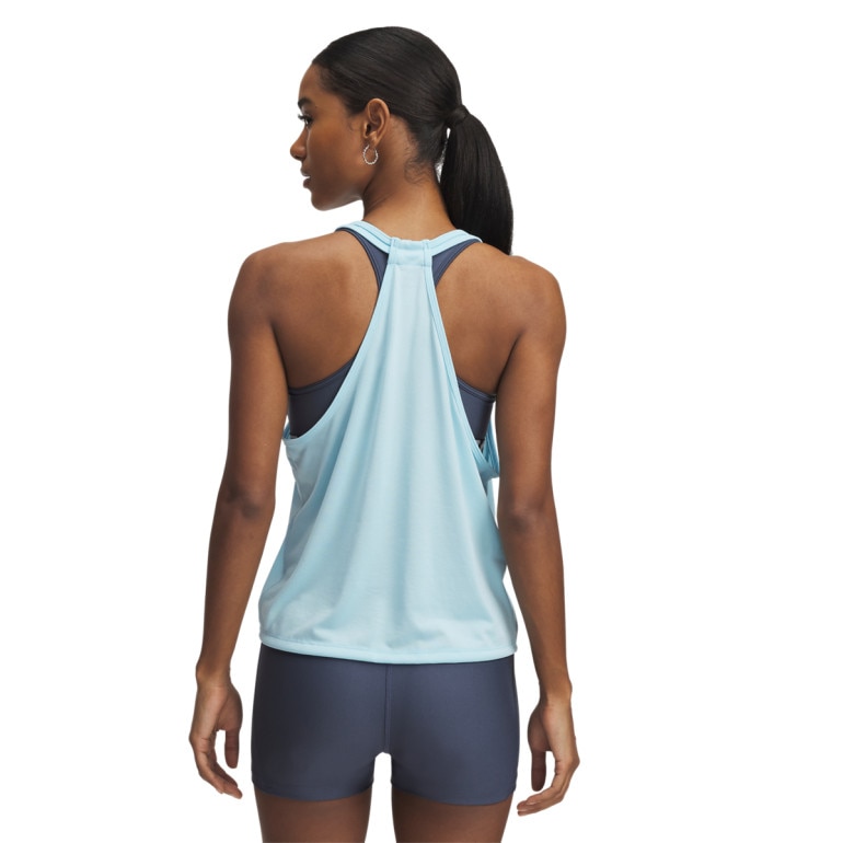 Damski top treningowy Under Armour Tech Swing Tank - niebieski
