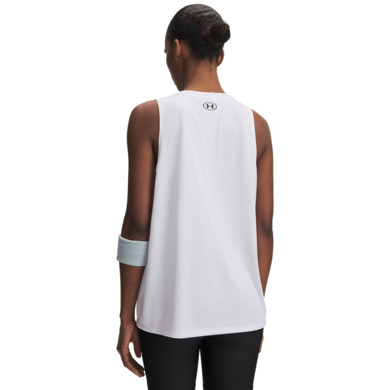 Damski top treningowy Under Armour Tech Tank Solid - biały