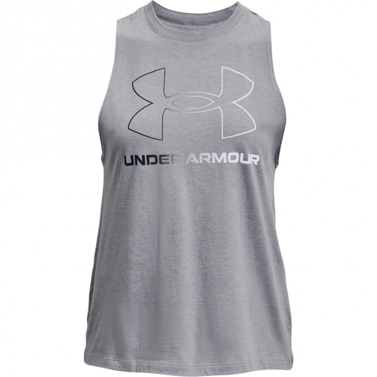Damski top Under Armour UA Live Rival Tank - szary