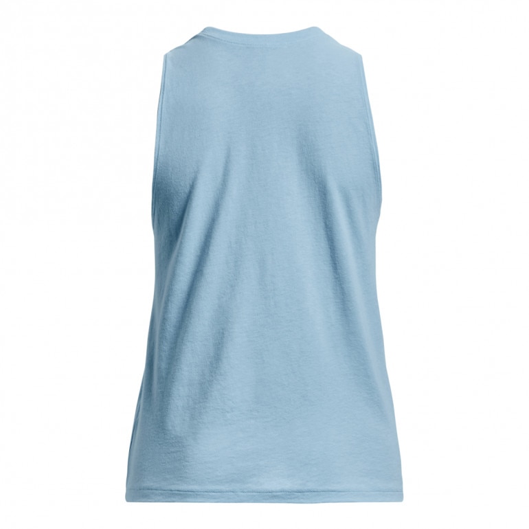 Damski top z nadrukiem Under Armour UA Live Rival Tank - niebieski