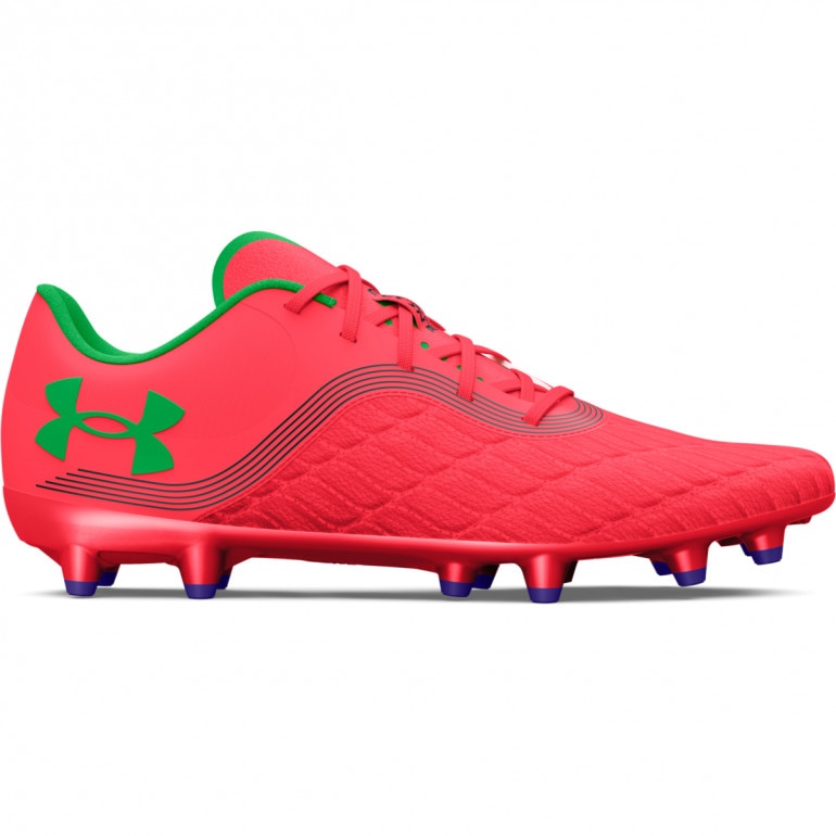 Damskie buty piłkarskie korki lanki Under Armour UA W Clone Mag Pro 3.0 FG - łososiowe