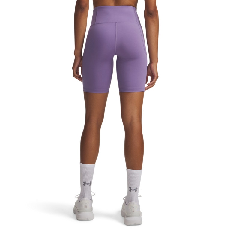 Damskie kolarki treningowe Under Armour Motion Bike Short Emea - fioletowe