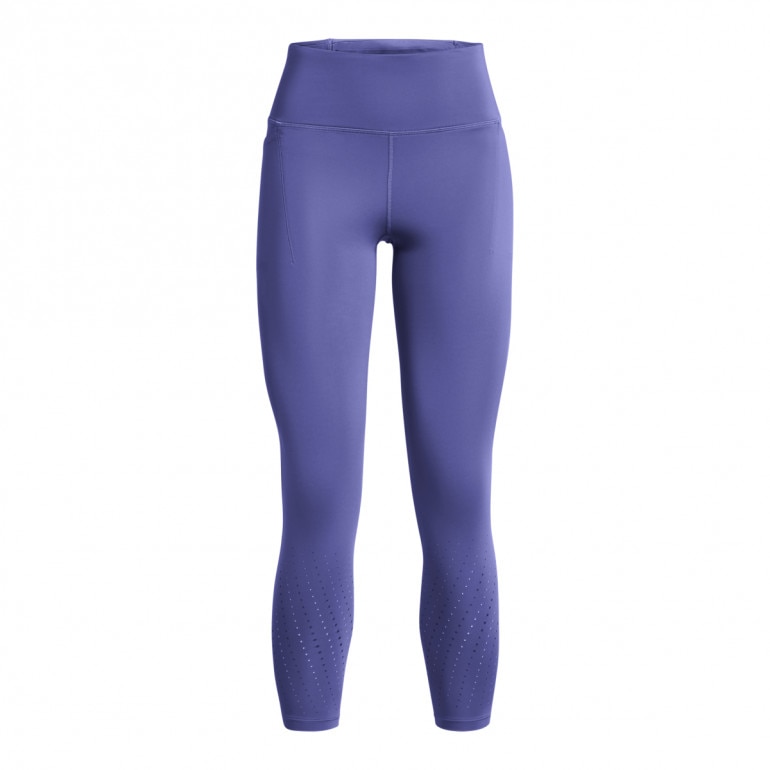 Damskie legginsy do biegania Under Armour UA Launch Elite Ankle Tights - fioletowe