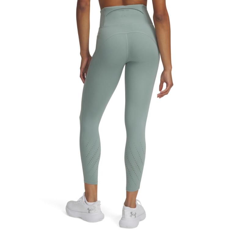 Damskie legginsy do biegania Under Armour UA Launch Elite Ankle Tights - zielone