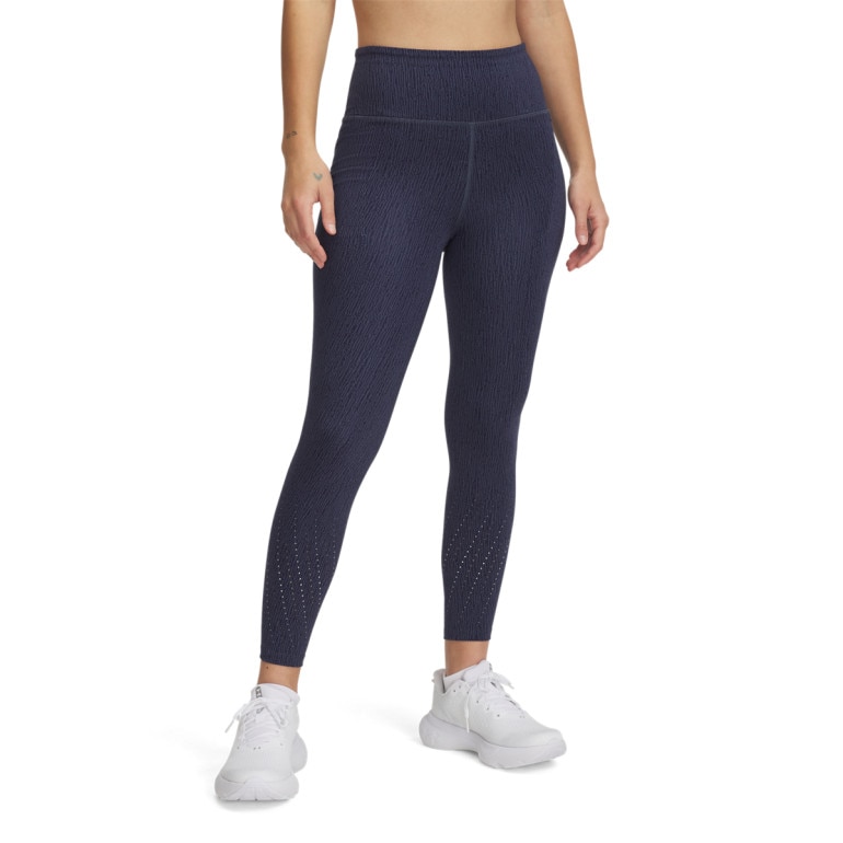 Damskie legginsy do biegania Under Armour UA Launch Elite Prt AnkTight - szare