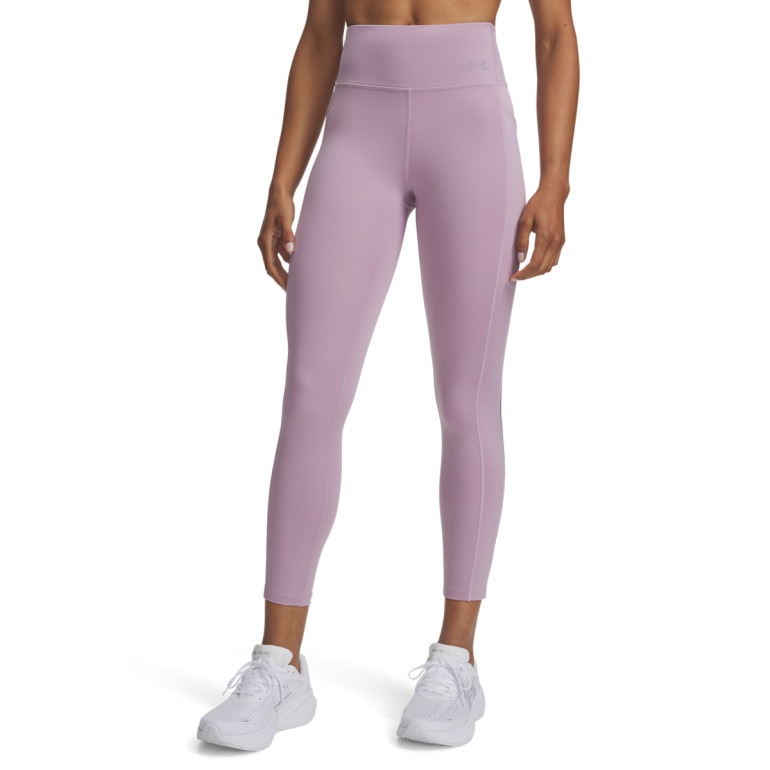 Damskie legginsy do biegania Under Armour UA Velociti Ankle Tights - różowe