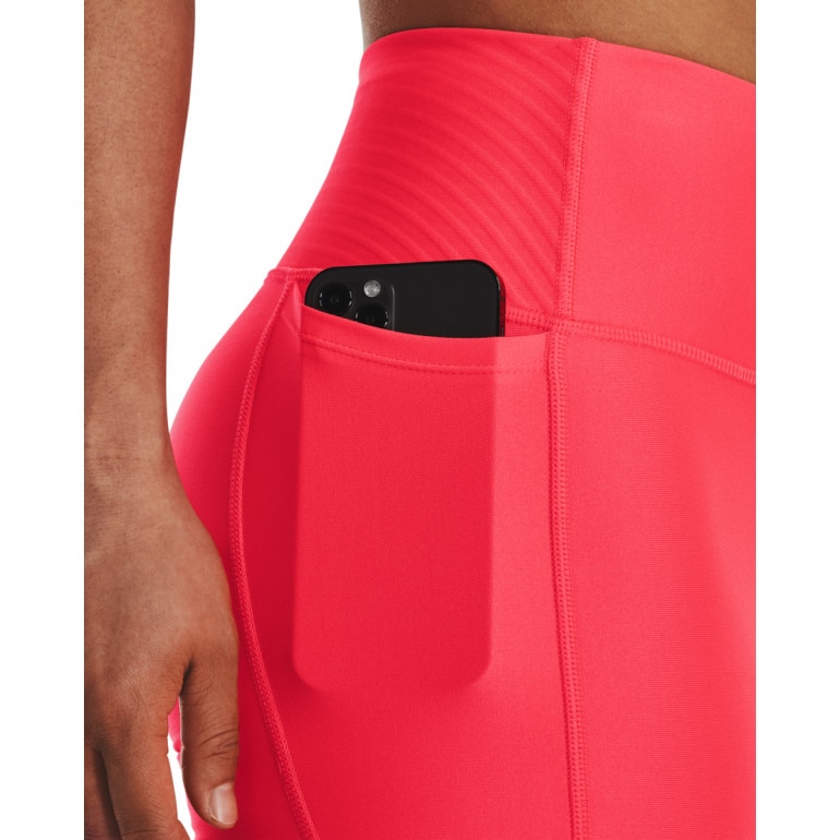 Damskie legginsy treningowe Under Armour Vanish Branded Legging - łososiowe