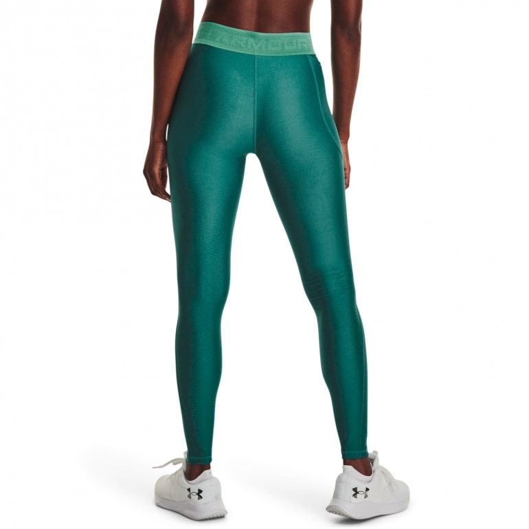 Damskie legginsy treningowe Under Armour Branded WB Leg - zielone