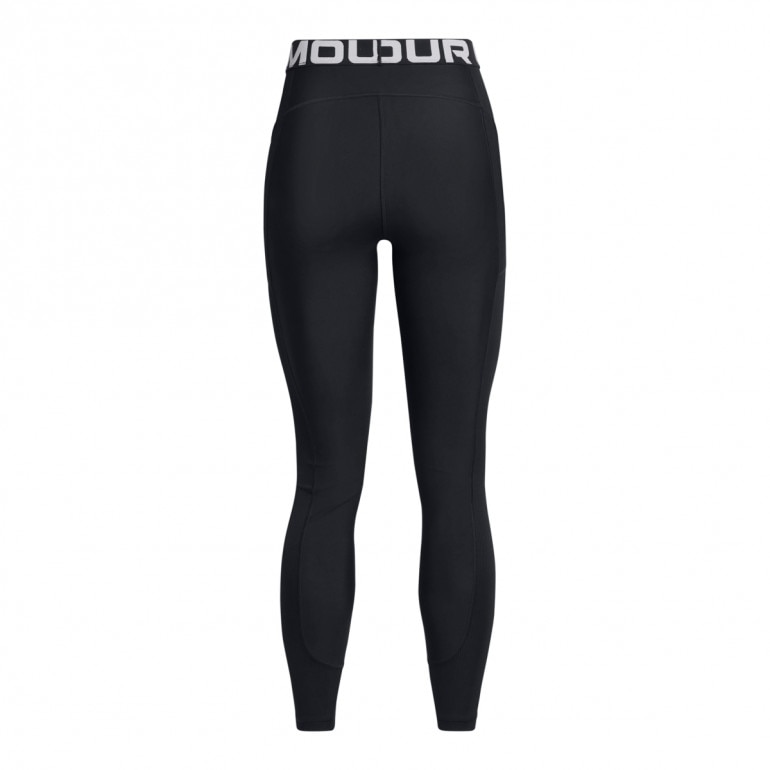 Damskie legginsy treningowe Under Armour Heatgear Rib Legging - czarne