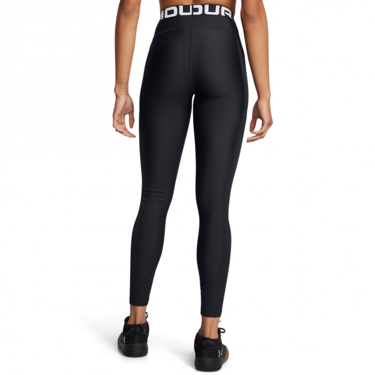 Damskie legginsy treningowe Under Armour Heatgear Rib Legging - czarne