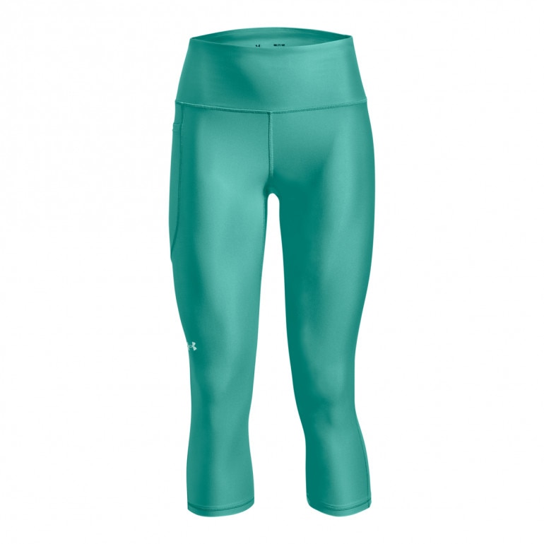 Damskie legginsy treningowe UNDER ARMOUR HG Armour Hi Capri - zielone