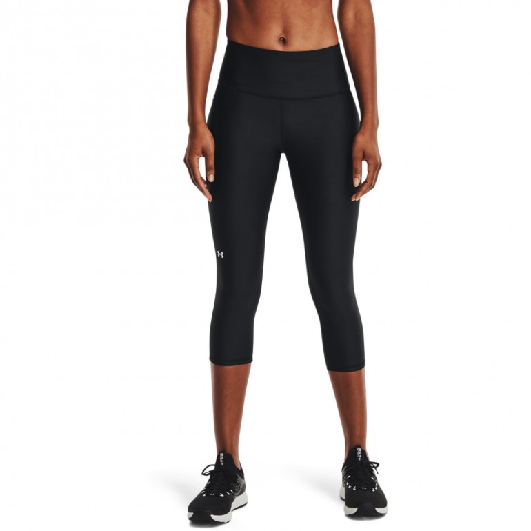 Damskie legginsy treningowe Under Armour Tech Hi Capri - czarne