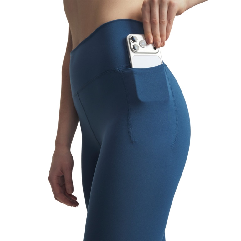 Damskie legginsy treningowe Under Armour Meridian Ankle Leg - niebieskie