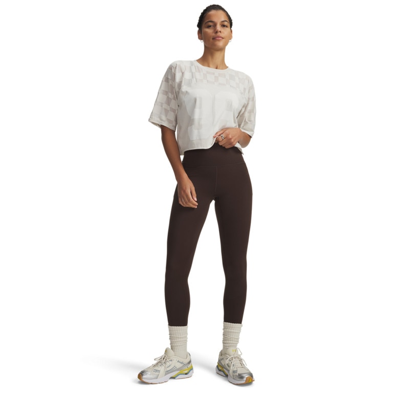 Damskie legginsy treningowe Under Armour Meridian Legging - brązowe