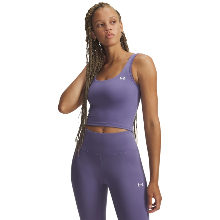 Damskie legginsy treningowe Under Armour Motion Ankle Leg Emea - fioletowe