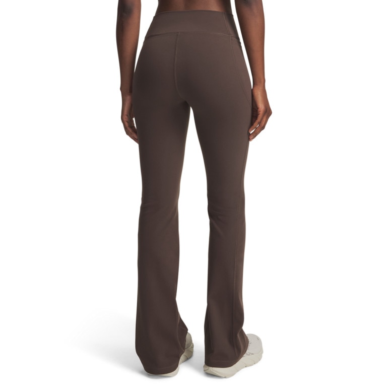 Damskie legginsy treningowe Under Armour Motion Boot Cut - brązowe