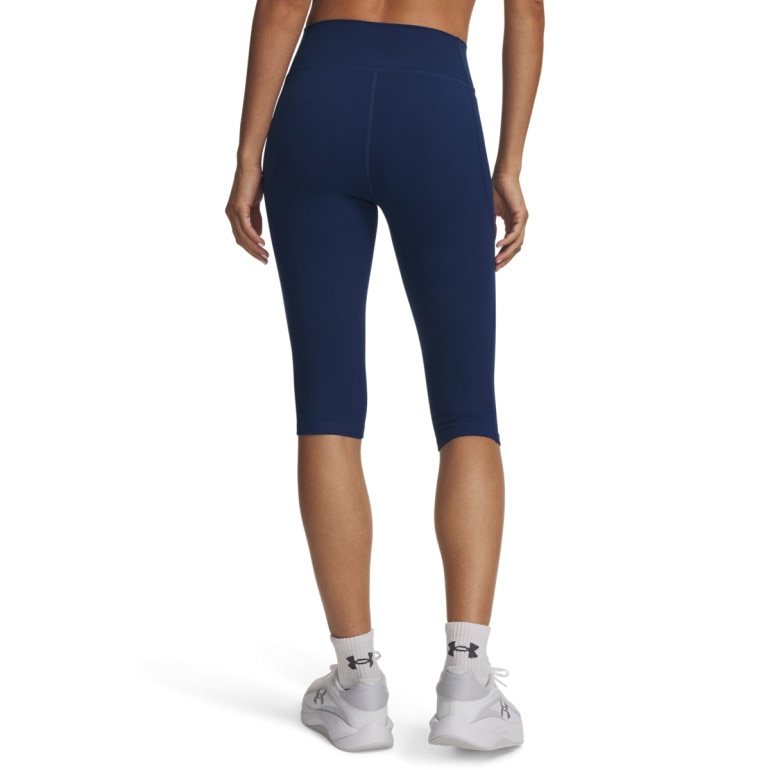 Damskie legginsy treningowe Under Armour Motion Capri - granatowe