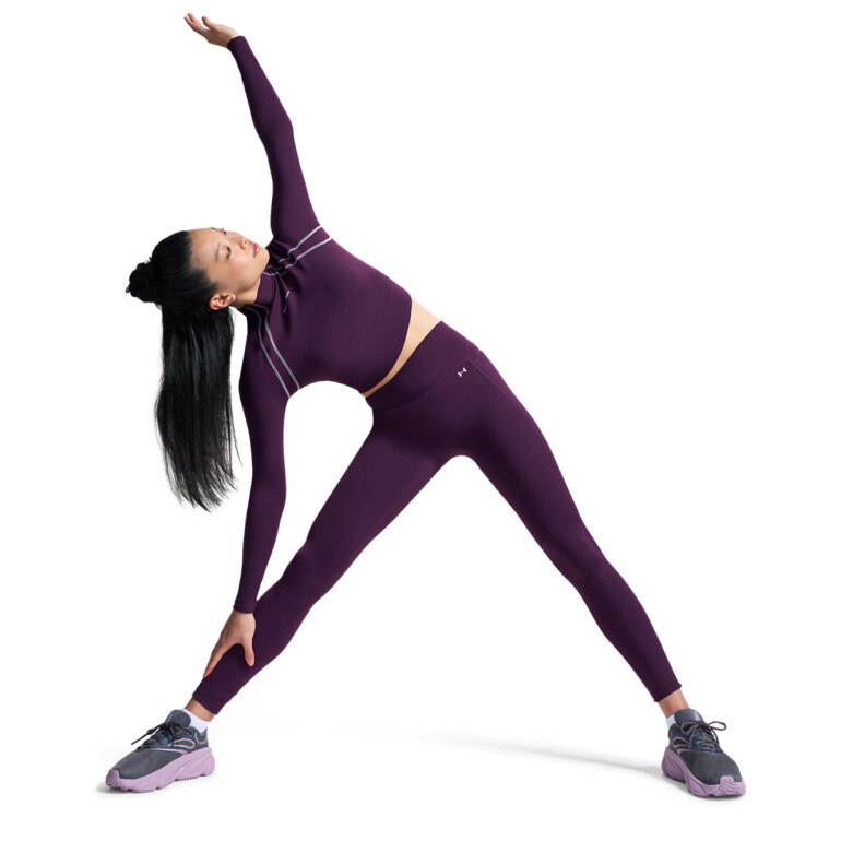 Damskie legginsy treningowe Under Armour Motion Legging - fioletowe