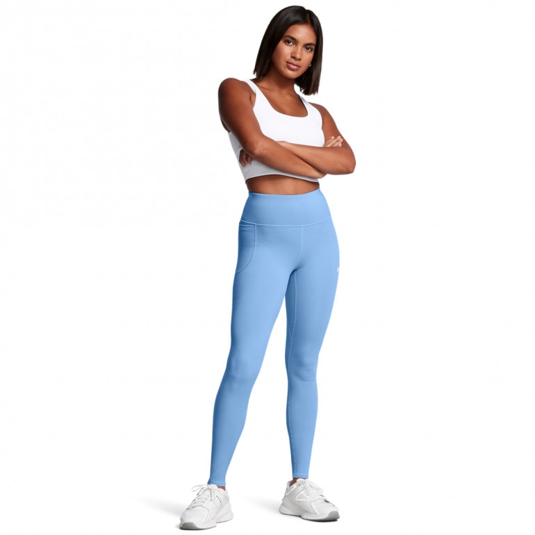 Damskie legginsy treningowe Under Armour Motion Legging Emea - niebieskie