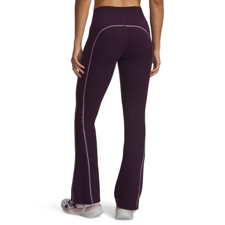 Damskie legginsy treningowe Under Armour Motion Novelty Boot Cut - fioletowe