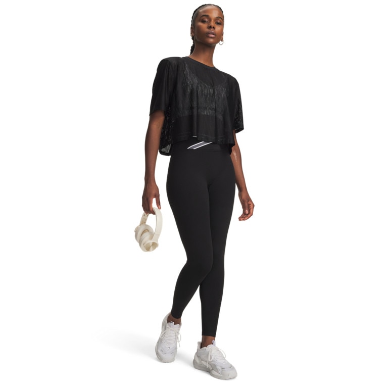 Damskie legginsy treningowe Under Armour Motion Sport Tape Legging - czarne