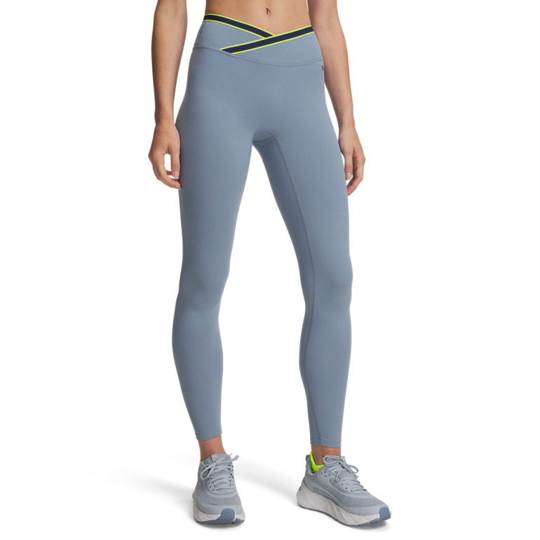 Damskie legginsy treningowe Under Armour Motion Sport Tape Legging - niebieskie