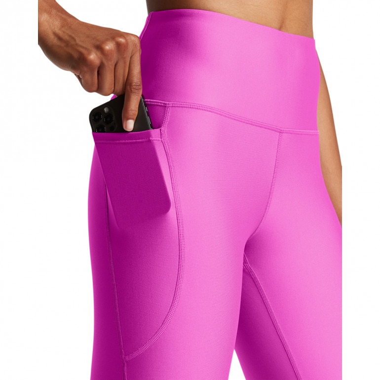 Damskie legginsy treningowe Under Armour Tech Hi Capri - różowe